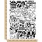 French Bulldog Frenchie Dog Breed Temporary Tattoo Water Resistant Fake Body Art Set Collection